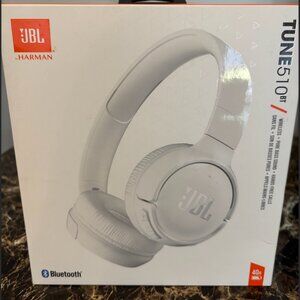 JBL - Tune 510BT Wireless On-Ear Headphones - White